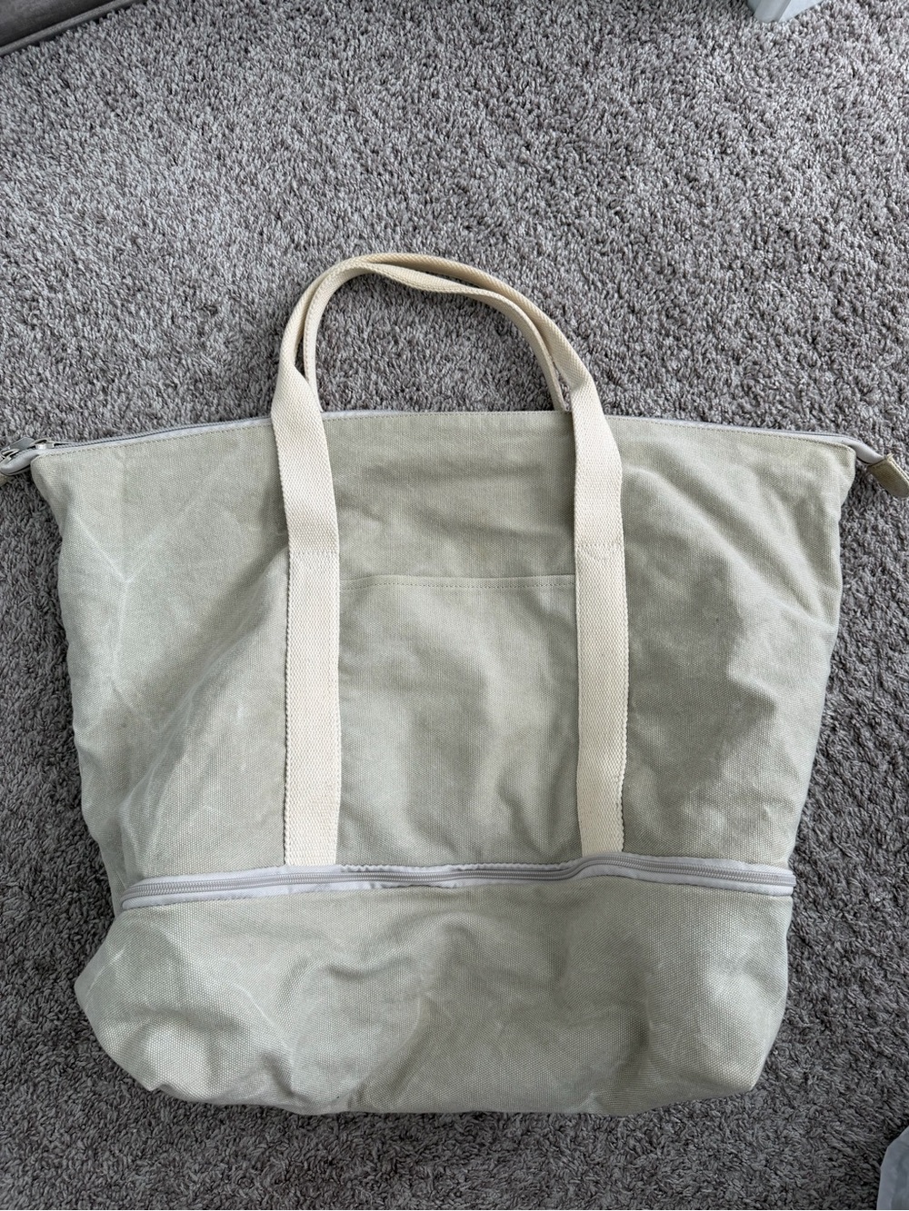 Lo & Sons Canvas Tote Bag with Cream Straps
